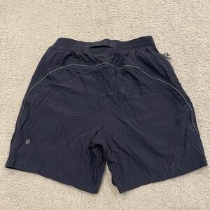 Lululemon Pace Breaker Utility Linerless 7" Shorts Mens S Navy Unlined Running